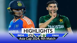 Emerging Asia Cup 2024 India A vs Pakistan A 4th Match Highlights  IND APAK A Highlights  Tilak [upl. by Ybot]