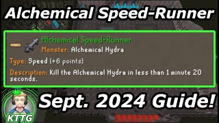 Alchemical Speed Runner Guide 2024 Grand Master Combat Achievement OSRS [upl. by Tselec]