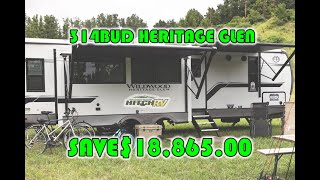 AWESOME 2025 314BUD HERITAGE GLEN new travel trailercamper  HITCH RV in Boyertown PA 4843007092 [upl. by Phares]