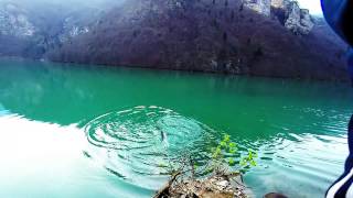 Pesca alla trota lago Schener Trentino [upl. by Cinemod]