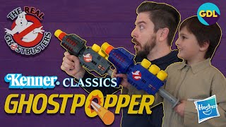 Hasbros Kenner Classics Real Ghostbusters Ghost Popper Review [upl. by Sontag287]