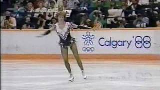 Marina Kielmann FRG  1988 Calgary Ladies Long Program [upl. by Airak71]