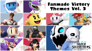 Fanmade Victory Themes Vol 3  Super Smash Bros Ultimate [upl. by Sal]