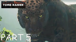 SHADOW OF THE TOMB RAIDER Story Part 5  FIGHT WITH TIGERS Commentary [upl. by Gnoix738]