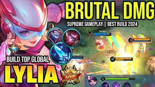 LYLIA BEST BUILD 2024  BUILD TOP GLOBAL LYLIA GAMEPLAY  MOBILE LEGENDS✓ [upl. by Aleil677]