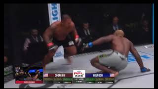 Reaction To Derek Brunson Vs Ray Cooper III [upl. by Assilac]