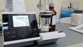 Titroline TL7500 KF Installation 10  Volumetric Karl Fischer titrator [upl. by Kassab]