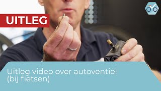 Uitlegvideo over autoventiel bij fietsen 173 [upl. by Leimaj541]