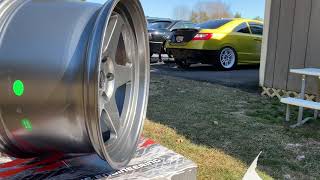 KANSEI WHEELS UNBOXING FOR MY STANCED 240SX KOUKI [upl. by Roseanna]