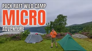 344 Pack Rafting Wild Camp Micro Adventure  First Night In The Durston XMid Solid [upl. by Byrle]