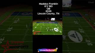 Maddox Franklin is one of the best QBs In the Class of 2026 in Southeast [upl. by Anatak]