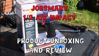 jobsmart 12quot Composite Air Impact Wrench review [upl. by Latsyrc]