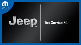 Tire Service Kit  How To  2025 Jeep Compass [upl. by Yojenitsirk]