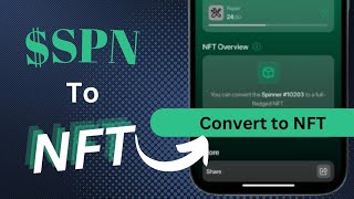 How To Convert SPN To NFT  How To Buy NFT With Spinner Coin Token  Spinner Coin Token [upl. by Thunell]