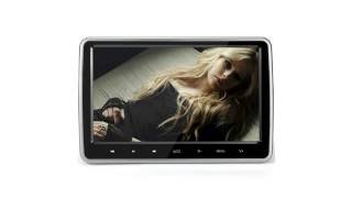 NAVISKAUTO 10 1 Inch TFT LCD Wide Digital Screen Ultra thin Car Headrest DVD Player [upl. by Charyl]