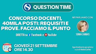 Concorso docenti 2023 40mila posti requisti e prove Le risposte alle vostre domande [upl. by Lipcombe784]