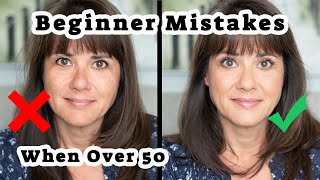 Beginner Makeup Mistakes Women over 50 Make How to Apply Makeup to Look Youthful and Put Together [upl. by Ave]