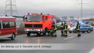 Unfall mit Gefahrguttransporter auf A7 Vollsperrung und kilometerlanger Stau [upl. by Acinorrev143]