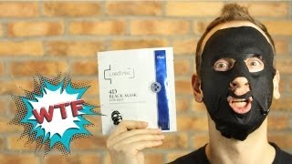 WTF Korea  4D Black Face Mask [upl. by Anidam18]