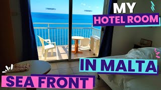 My Hotel Room In Malta  Hotel Room Tour  Sliema Malta [upl. by Salchunas898]