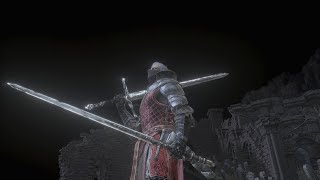 Dark Souls 3 Mod Weapon Showcase  Loyce Greatsword amp Silver Knight Sword Champions Ashes [upl. by Mallin546]