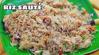 Riz sauté au poulet facile et rapide étapes et explications complètes [upl. by Imuy]