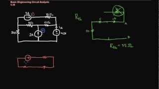 Thevenins Equivalent Problem 536 [upl. by Edelsten226]