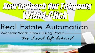 Podio Tutorial How To Contact Local Cash Agents With 1Click [upl. by Editha665]