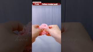 Crochet doll 🧚flower Crochet free pattern shorts crochet handmade craft diycroche flower [upl. by Gilburt]