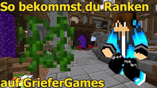 💎SO bekommst du Ranken auf GrieferGames [upl. by Ycat747]