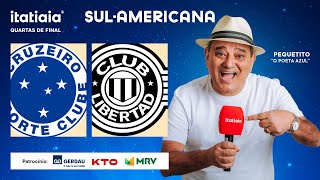 CRUZEIRO X LIBERTAD AO VIVO NA ITATIAIA  REACT DA COPA SULAMERICANA 2024 [upl. by Teresa]