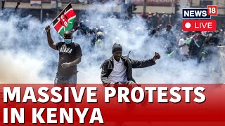 Kenya Protest Live  Protest In Kenya Against Finance Bill Live  Nairobi City Protest Live  N18G [upl. by Lamp]