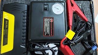 2 IN 1 JUMPSTARTER KIT REVIEWJumpstartertyre inflator [upl. by Pierpont]