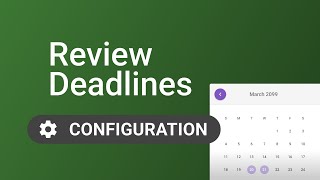 Using Review Deadlines in FeedbackFruits [upl. by Analiese713]