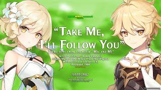 Take Me Ill Follow You  Bobby Caldwell Lyrics Video ft Genshin Impact 4K [upl. by Eiryt]