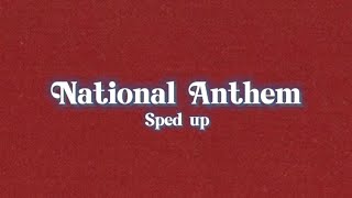 🇺🇸National Anthemsped upLana Del Rey🇺🇸 [upl. by Fondea]