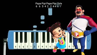 Not Pianika Papa Pipi Zola  Kita Semua Happy [upl. by Bain728]