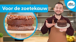 Gek op CHOCOLADE Maak deze heerlijke chocoladetaart  Allerhande [upl. by Ebneter79]