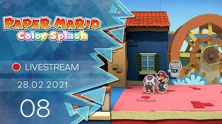 Paper Mario Color Splash LivestreamBlind  08  Neugieriger Sammler [upl. by Atikir]