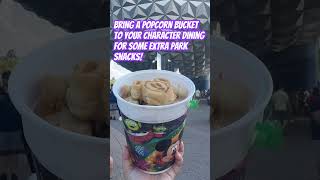 Disney World Character Dining Hack Save money on Disney world snacks disneytips disneyfandaze [upl. by Ardet]