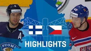 Finland  Czech Republic  Highlights  IIHFWorlds 2017 [upl. by Iturk]