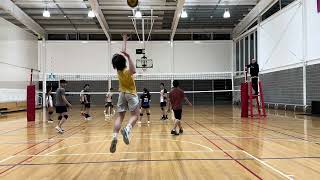 Volleycrocs vs Floating points Perry Park Div 2 [upl. by Yeoj]