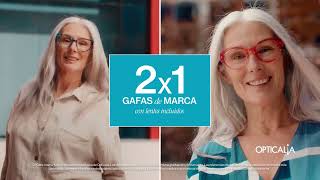 2X1 GAFAS DE MARCA CON LENTES INCLUIDOS EN OPTICALIA [upl. by Atiz]