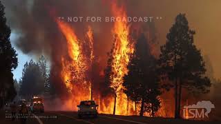 07262024 Forest Ranch CA  Park Fire Explodes to 240000 acres Extreme Fire Behavior [upl. by Lonni]