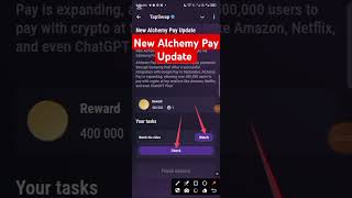 TapSwap Cenima Code l New Alchemy Pay Update tapswap tapswapcode airdrop [upl. by Lunseth]