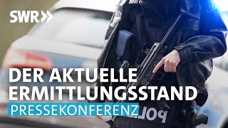 Pressekonferenz zum Polizistenmord  SWR Extra [upl. by Eilegna740]