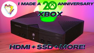 I BUILT THE ULTIMATE XBOX TO CELEBRATE ITS 20th ANNIVERSARY  MakeMHz HDMI  SSD  OpenXenium MORE [upl. by Reviere]