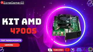 AMD 4700s  RX 550 2GB  Test De Rendimiento  Gaming [upl. by Giraud749]