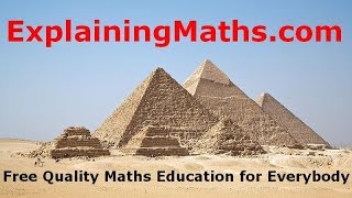 Finding the Matrix when looking at Transformations 4  ExplainingMathscom IGCSE GCSE Maths [upl. by Thordis]