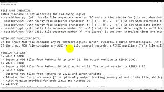 How to convert MDB to Rinex [upl. by Marb]